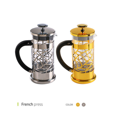 تصویر از فرنچ پرس لیف 350 سی سی وایت پلیت کد 57350 یک عددی