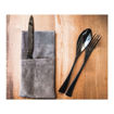 تصویر از چنگال غذا استیل بلک لایت وایت پلیت کد 524.5mn یک عددیend