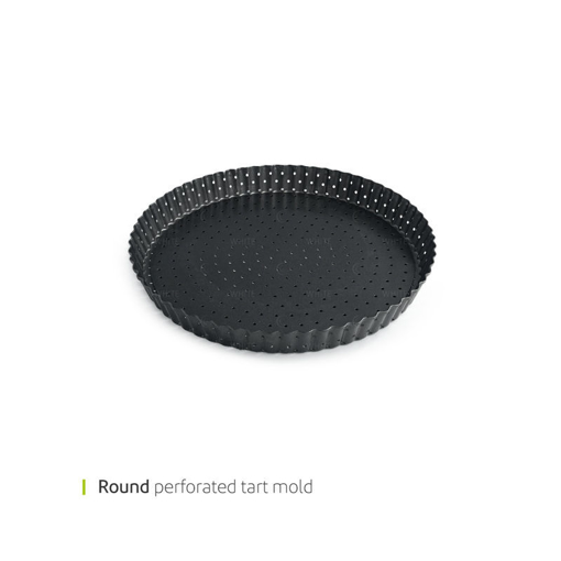 تصویر از قالب تارت تفلون پانچی 24 سانت وایت پلیت کد 82867 یک عددی