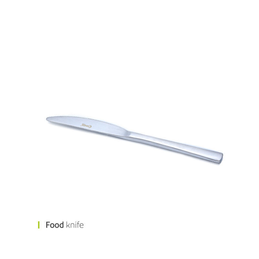 تصویر از کارد غذا خوری روم مات وایت پلیت کد 1758m شش عددی