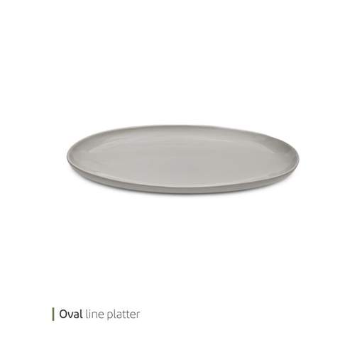 تصویر از دیس اوال لاین وایت پلیت کد 880.142 یک عددی