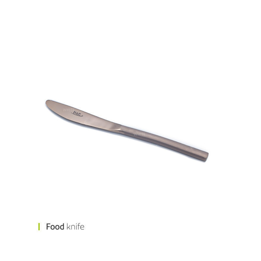 تصویر از کارد غذا خوری فلورانس مات وایت پلیت کد 1858mn یک عددی