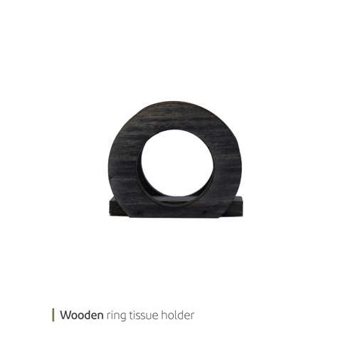 تصویر از جا دستمالی چوبی مدل حلقه ای وایت پلیت کد 8069m یک عددی