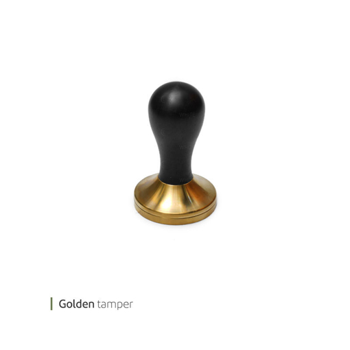 تصویر از تمپر طلایی دسته چوبی 58 وایت پلیت کد 1207.15 یک عددی