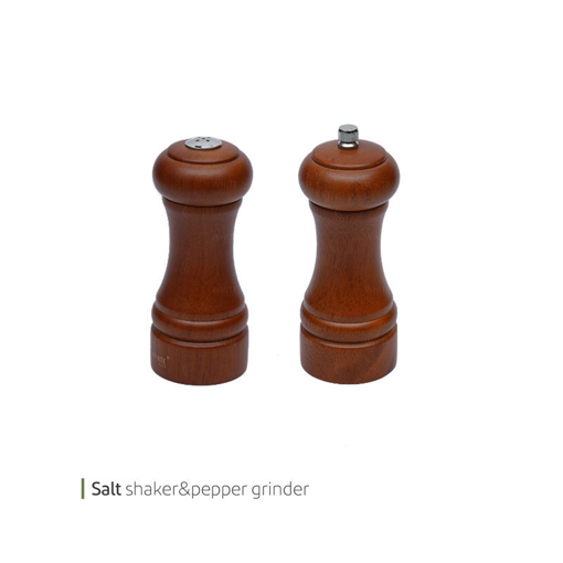 تصویر از فلفل ساب و نمکدان قرمز قهوه ای روشن وایت پلیت کد 1206.4 یک عددی