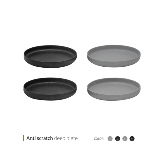 تصویر از بشقاب گود گرد ضد خش وایت پلیت کد 4607 یک عددی