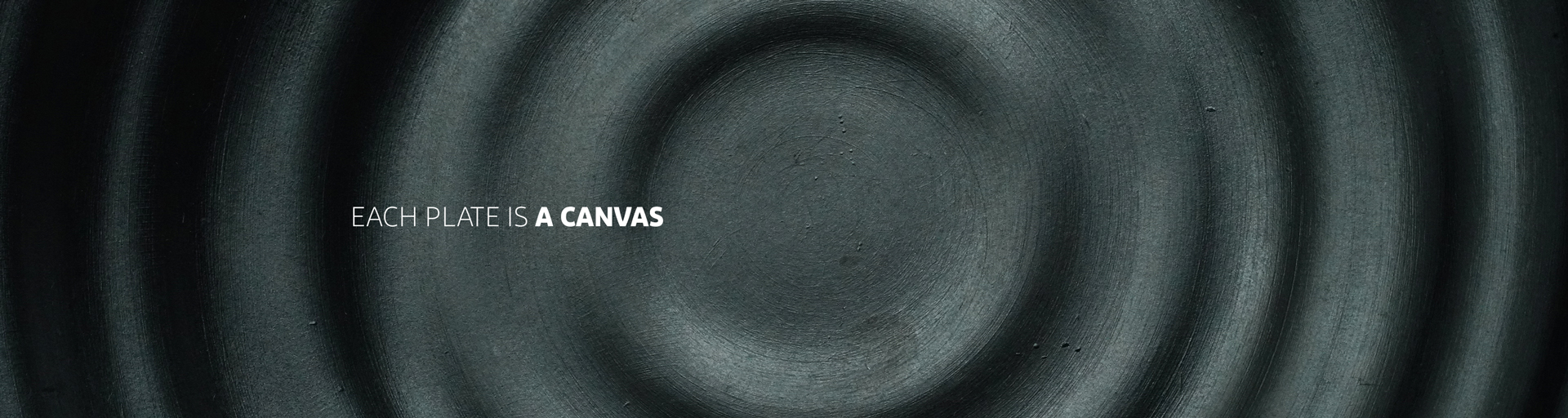 هر بشقاب یک بوم نقاشی