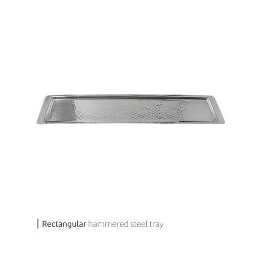 تصویر از سینی استیل مستطیل همرد 65 سانت وایت پلیت کد 352.8 یک عددی