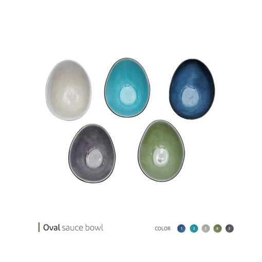 تصویر از پیاله سس اوال 10 سانت وایت پلیت کد 8824m یک عددی