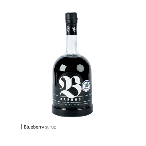 تصویر از سیروپ بلوبری بارهس وایت پلیت کد 403005 یک عددی end