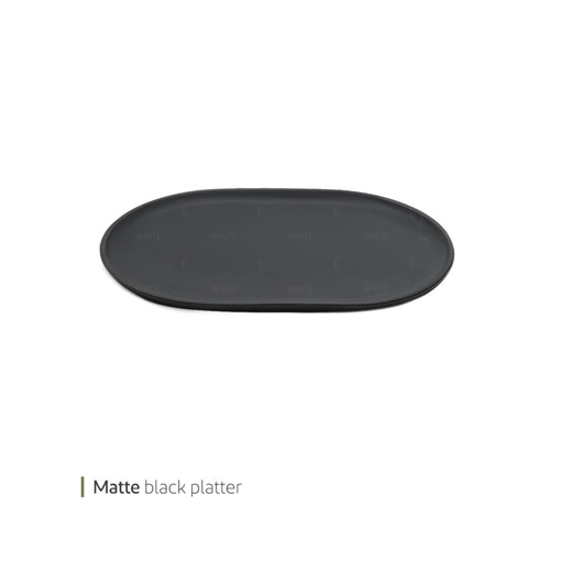 تصویر از دیس بلک مات 35 سانت وایت پلیت کد 15.5121m یک عددی