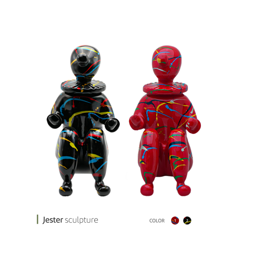 تصویر از مجسمه jester وایت پلیت کد 96.376 یک عددی