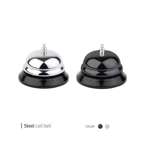 تصویر از زنگ کافه استیل وايت پليت کد 96.2104 یک عددی