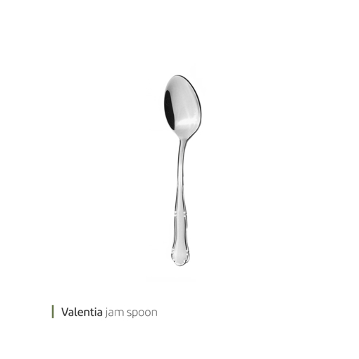 تصویر از قاشق مربا خوری مدل والنتیا مات کد 1720m شش عددی