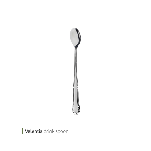 تصویر از قاشق شربت خوری مدل والنتیا مات کد 1718m شش عددی