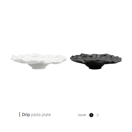 تصویر از پاستا خوری دریپ 26 سانت وایت پلیت کد 91.019020 یک عددی