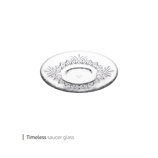 تصویر از نعلبکی تک تایم لس پاشا باغچه کد 54751mn یک عددی