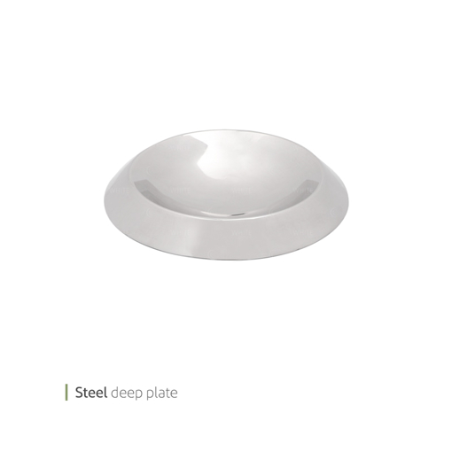 تصویر از بشقاب گود استیل دو جداره 14 سانت وایت پلیت کد 352.26m یک عددی