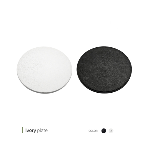 تصویر از بشقاب ایووری 25 سانت وایت پلیت کد 91.101920 یک عددی