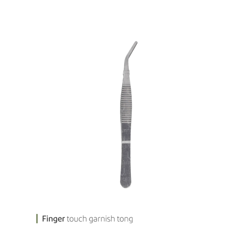 تصویر از پنس گارنیش فینگر تاچ استیل 15 سانت وایت پلیت کد 93.00516 یک عددی