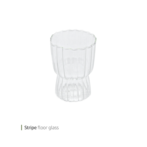 تصویر از نیم لیوان راند فلور 300 سی سی وایت پلیت کد 5419 یک عددی