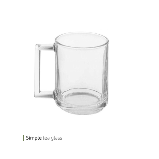 تصویر از لیوان چای سیمپل 330 سی سی وایت پلیت کد 1.407112 شش عددی