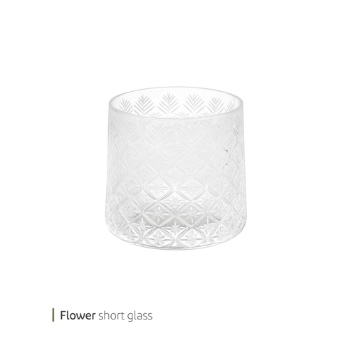 تصویر از نیم لیوان فلاور 190 سی سی وایت پلیت کد 1.5122 شش عددی