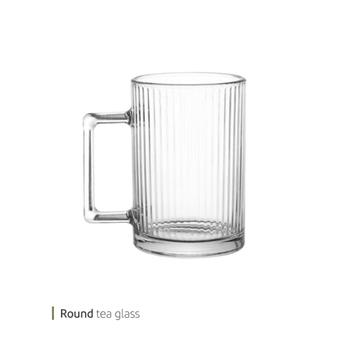 تصویر از لیوان چای راند 330 سی سی وایت پلیت کد 407111 شش عددی