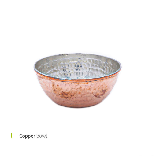 تصویر از پیاله مسی 10 سانت وایت پلیت کد 2132m یک عددی