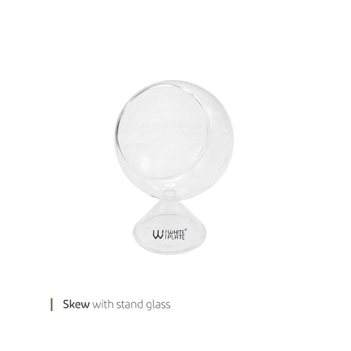 تصویر از دسر خوری اسکیو پایه دار وایت پلیت کد 93.658437m یک عددی