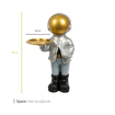 تصویر از مجسمه space man وایت پلیت کد 94.472601 یک عددی